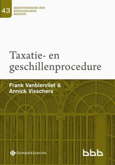 43-Taxatie- En Geschillenprocedure - Beroepsvereniging Voor Boekhoudkundige Beroepen - Frank Vanbiervliet