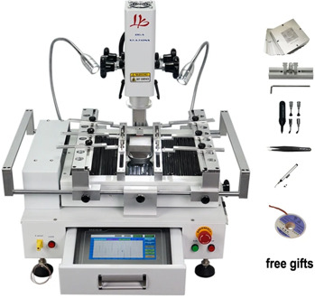 4300W LY R690 V.3 Hot Air BGA Rework Station Chip Motherboard Reballing Machine with 3 zones hot air touch screen