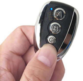 433.92 Mhz Blauw licht Duplicator Kopie KWAM afstandsbediening TOP434NA TOP432NA Met Batterij Voor Universele Garage Deur Poort Sleutelhanger