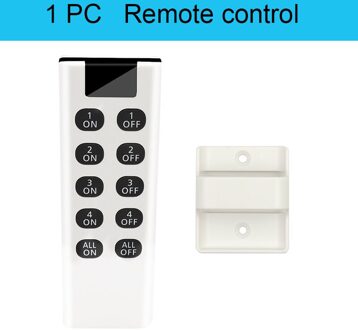 433 Mhz Smart Lichtschakelaar Draadloze Afstandsbediening Aan Uit Relais Ac 110V 220V 10A Controller Voor Home Water kachels Plafondlamp Ventilator Led 1B