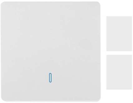 433Mhz Afstandsbediening Schakelaar Bedrading Gratis 1 ‑Way Dual Control Voor Verlichting Lampen