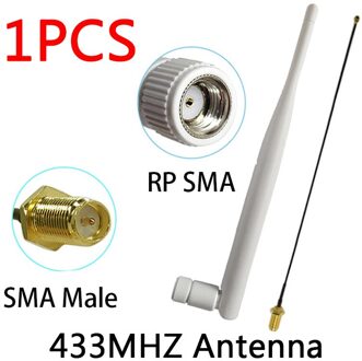 433Mhz Antenne 5dbi Gsm 433Mhz Lora Sma Male Connector Antenne Antena 433M RP-SMA Sma Vrouwelijke Iot Ufl./Ipx Extension Pigtail Kabel 1stk FC