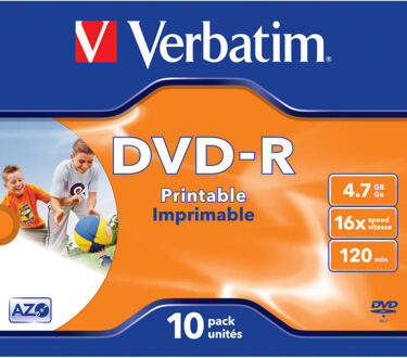 43521 DVD-R Wide Inkjet Printable ID Brand