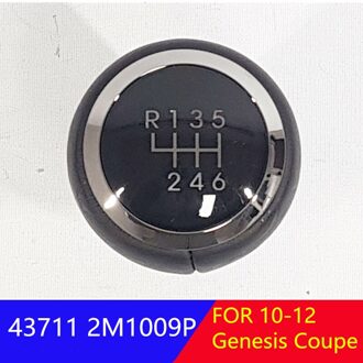 437112M1009P Lederen 6 Speed Mt Pookknop Hendel Voor Hyundai Genesis Coupe 43711-2M100