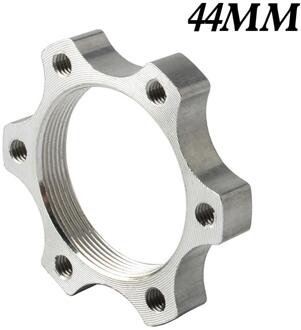 44/48 Mm Fiets Schroefdraad Hub Om 6-Bolt Schijfremrotor Adapter Aluminium Vrijloop Hub Remmen 44MM