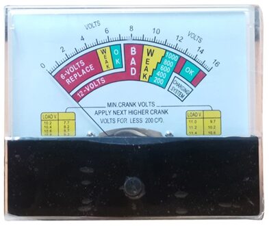 44C2 Dc Voltmeter Analoge Panel Voltage Meter Mechanische Spanning Meter Mini Crank Volt Meter Voltmeter Voor Batterij 12V