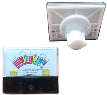 44C2 Dc Voltmeter Analoge Panel Voltage Meter Mechanische Spanning Meter Mini Crank Volt Meter Voor Batterij 12V