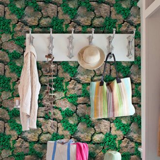 45*100Cm 3D Antieke Steen Zelfklevende Behang Waterdichte Steen Behang Bakstenen Muur Papier Decoratieve Muurstickers Bricks