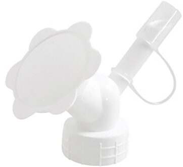 #45 2In1 Plastic Sprinkler Nozzle Voor Bloem Waterers Fles Gieters Sprinkler wit