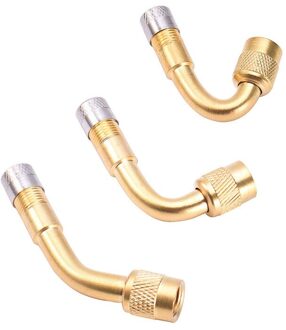 45/90/135 Graden Hoek Messing Air Ventiel Schrader Ventiel Met Uitbreiding Adapter Voor Auto Vrachtwagen Motorfiets Auto accesspries 90 mate