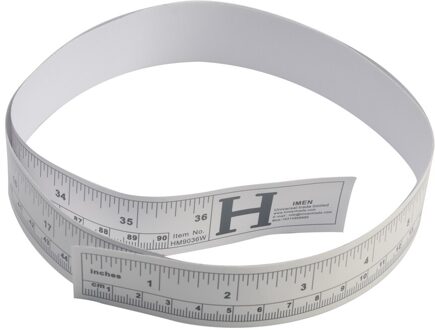 45/90Cm Vinyl Metric Maatregel Zachte Heerser Tape Diy Zelfklevende Meetlint Heerser Sticker Thuis Naaien Tool 45cm