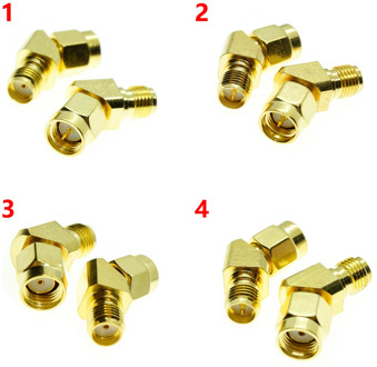 45 Degree Adapter Connector for FPV Race Goggle Antenna Converter SMA TO SMA RP SMA 135 Degree