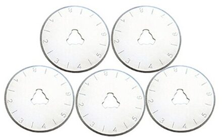 45 Mm/28 Mm Rotary Cutter Set Blades Stof Circulaire Quilten Snijden Patchwork Leathercraft Naaien Tool Quilter Lederen Cutter 5stk 28mm Blades