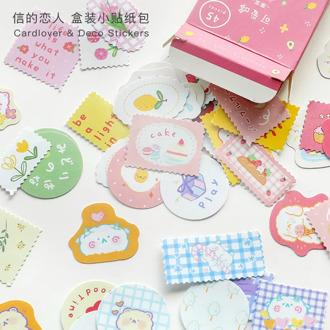 45 pcs/box cute series Decorative Stationery mini travel Stickers set Scrapbooking DIY Diary Album Stick Lable