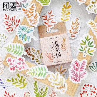 45 Pcs/lot Grass Garden Sticker Decoration DIY Scrapbooking Sticker Stationery Kawaii Handbook Notes Decorative Stickers