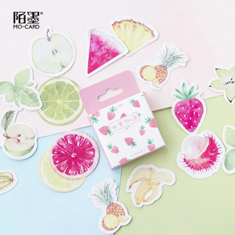 45 Pcs/pack Fresh Fruits Stickers Mini Paper Decoration Stickers Diy Diary Scrapbooking Planner Label Sticker Kawaii Stationery