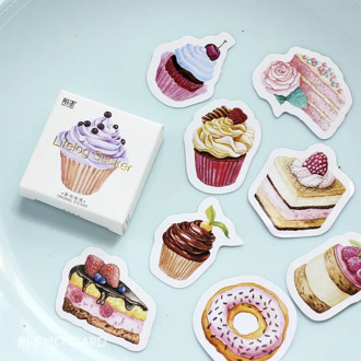 45 pcs/pack My Favorite Sweet Dessert Label Stickers Decorative Stationery Stickers Scrapbooking DIY Diary Album Stick Label