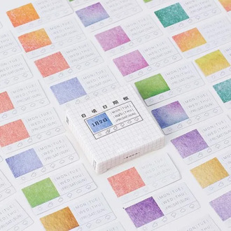 45 Pcs/pack Time of Date Decorative Stickers Adhesive Stickers DIY Decoration Craft Scrapbooking Stickers Gift Stationery