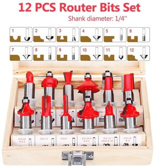 450/500W Lectric Hand Trimmer Router Houtsnijwerk Machine Met Accessoires Hout Frezen Steken Hout Router Tool Combo kit 12stk