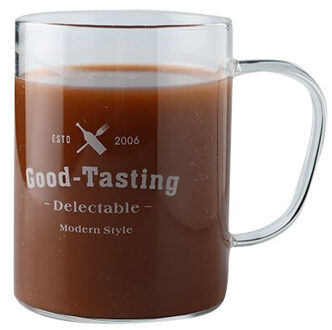 450 ML Grote hittebestendig borosilicaatglas Mok Cup Bier Koffie Thee Melk Ontbijt Mok Creatieve Transparant Drinken 004