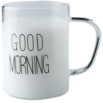 450 ML Grote hittebestendig borosilicaatglas Mok Cup Bier Koffie Thee Melk Ontbijt Mok Creatieve Transparant Drinken 008