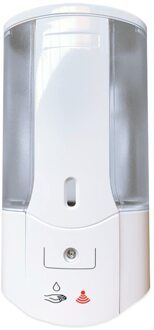 450Ml Automatische Zeepdispenser Touchless Sensor Handdesinfecterend Shampoo Wasmiddel Dispenser Wall Mounted Voor Badkamer Keuken wit