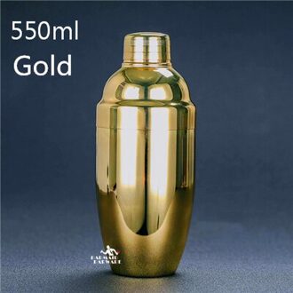 450Ml Carven Graveren Vintage Bar Shaker Rvs Cocktail Boston Bar Shaker Bar Gereedschap goud 550ml