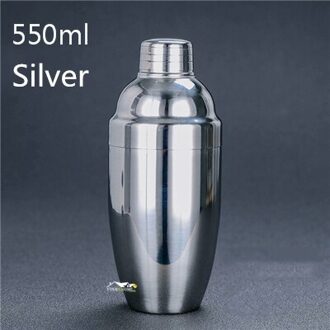 450Ml Carven Graveren Vintage Bar Shaker Rvs Cocktail Boston Bar Shaker Barbenodigdheden zilver 550ml