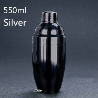 450Ml Carven Graveren Vintage Bar Shaker Rvs Cocktail Boston Bar Shaker Barbenodigdheden zwart 550ml