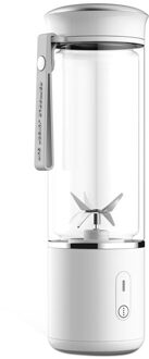 450Ml Draagbare Juicer Elektrische Mixer Fruit Smoothie Blender Voor Machine Food Processor Maker Sapcentrifuge wit