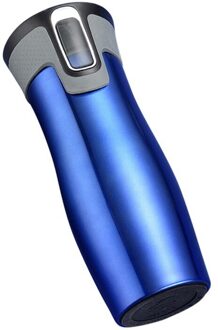 450Ml Draagbare Reizen Business Mok Lekvrije Thermos Koffie Kopjes Auto Vacuüm Isolatie Thermische Water Fles