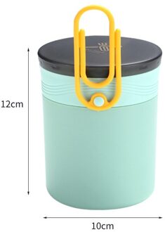 450Ml Roestvrij Staal/Pp Effen Draagbare Vacuüm Geïsoleerde Reizen Koffie Mok Cup Sticky Notes Creatieve En Geraffineerde Dubbele laag roestvrij staal Gree