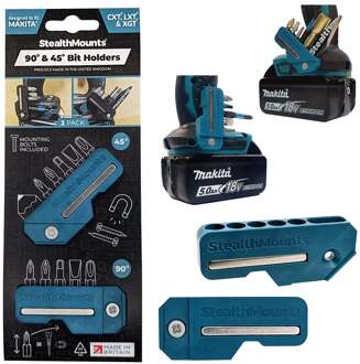 4590 Bithouder voor Makita | Blauw | 2 stuks - BH-MK-4590-BLU