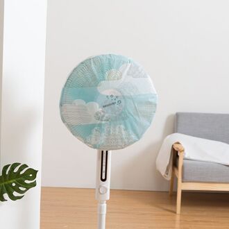 45cm Elektrische Ventilator Guard Cirkel Stofkap Voor Huishoudelijke Bescherming Cap Waterdicht Stofdicht Vouwen Fan Cover Ronde Thuis stijl 4