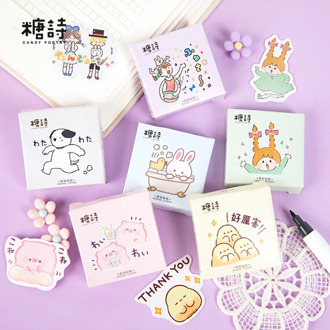 45pcs/pack Kawaii Animals Mini Label Stickers Packing Seal Adhesive Sticker Decorative Diy Diary Album