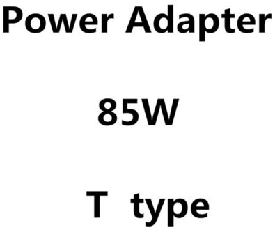 45W 60W 85W Magnetische * 2 T-Tip Laptop Power Adapter Oplader Voor Apple Macbook Air pro A1435 A1502 A1398 13 15 17 ''Na Jaar 85W T type