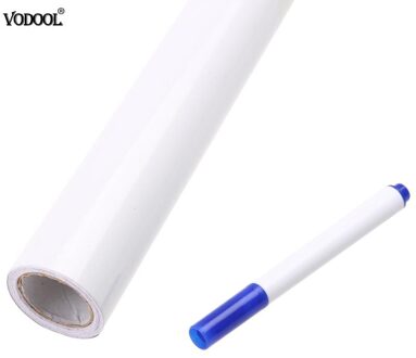 45X200Cm Verwijderbare Whiteboard Sticker Krijtbord Decal Muur Schrijfbord Pen Student Briefpapier School Kantoorartikelen