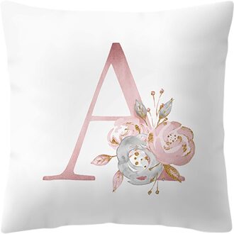 45X45 Cm Kinderkamer Decoratie Brief Kussen Engels Alfabet Kussenslopen Home Decor Kids Woonkamer Decoratie Kussensloop