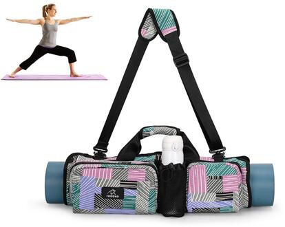 46*27Cm Oefening Yoga Mat Tas Met Multi-Functionele Opslag Zakken Draagtas Grote Verstelbare Nylon Waterdichte bag