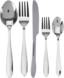 46-Delige complete bestekset tafelbestek RVS
