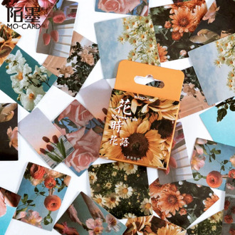 46 pcs/box flower talk Decorative Stationery Planner mini Stickers Scrapbooking DIY Diary Album Stick Lable