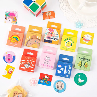 46 pcs/box Life Adventure Series Decorative Stationery mini Stickers set Scrapbooking DIY Diary Album Stick Lable