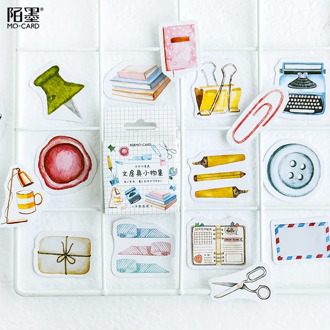 46 Pcs/pack Study Stool Decorative Stickers Scrapbooking Stick Label Diary Stationery Album Stickers