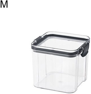 460/700/1300/1800Ml Voedsel Opslag Container Jar Stapelbaar Keuken Refrige Opslagtank Transparante Verzegelde Opslag pot Met Deksel