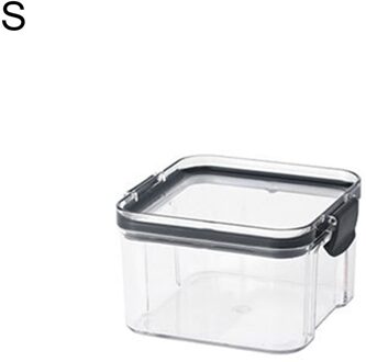 460/700/1300/1800Ml Voedsel Opslag Container Jar Stapelbaar Keuken Refrige Opslagtank Transparante Verzegelde Opslag pot Met Deksel