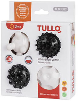 461 zintuiglijke ballen (set van 4) Zwart - One size