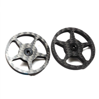 46mm voor BROMPTON Fiets Carbon Ultralight ezwheel Easywheel 19g-25 g/paar five-pointed ster
