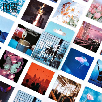 46pcs/pack Autumn Natural Scenery Decoration Sticker Diy Ablum Diary Scrapbooking Label Sticker Stationery