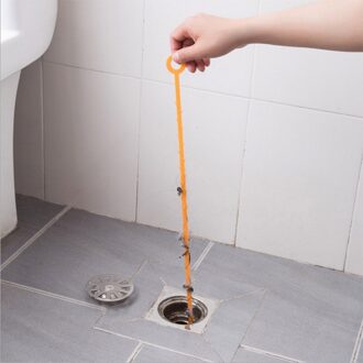 47.5Cm Badkamer Accessoires Pijp Baggeren Gereedschappen Afvoer Snake Drain Cleaner Sticks Verstoppen Remover Cleaning Tools Voor Aanrecht