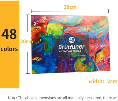 47/72/120/150/180 Kleuren Vette Kleurpotlood Artistieke Kleur Lood Borstel Schets Hout Potloden Set Hand geschilderde Schoolbenodigdheden 48 kleuren